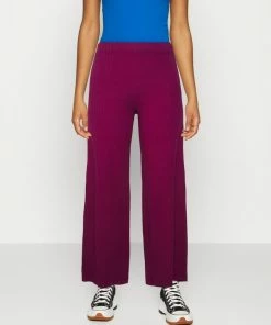 Even&Odd Trousers - Dark Purple