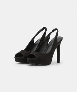 Even&Odd PEGGY - Peep Toes - Black -Even&Odd Sales Store 43b0f88afd084a8185766d0ba1f822f5
