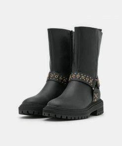 Even&Odd Cowboy/Biker Boots - Black -Even&Odd Sales Store 44461b58255a49b78e8c17d7475bc04e