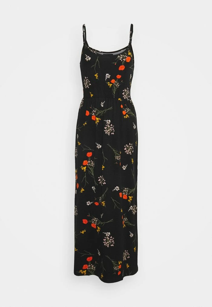 Even&Odd Maxi Dress - Black/multicolor 3 Even&Odd Maxi Dress - Black/multicolor