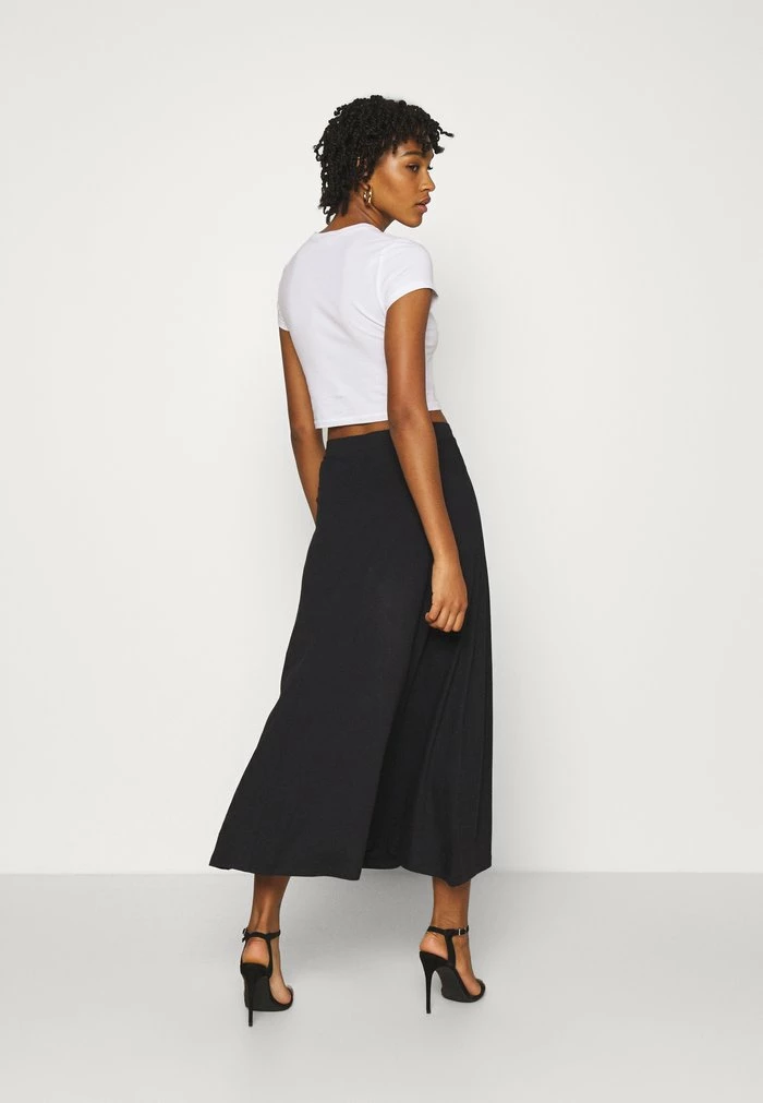 Even&Odd Basic Maxi Skirt - A-line Skirt - Black 5 Even&Odd Basic Maxi Skirt - A-line Skirt - Black - Image 3