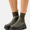 Even&Odd Platform Ankle Boots - Khaki -Even&Odd Sales Store 458811a07baa402c9c184b9ccb4e0a47