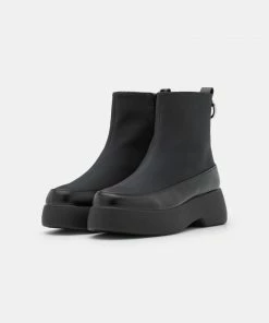 Even&Odd Platform Ankle Boots - Black -Even&Odd Sales Store 458a867943c3435088ee285cb0c63c04