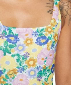 Even&Odd Shift Dress - Light Blue/multi-coloured -Even&Odd Sales Store 45b9cf283458440cb6f1ad8425fef04d