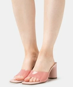 Even&Odd Heeled Mules - Pink