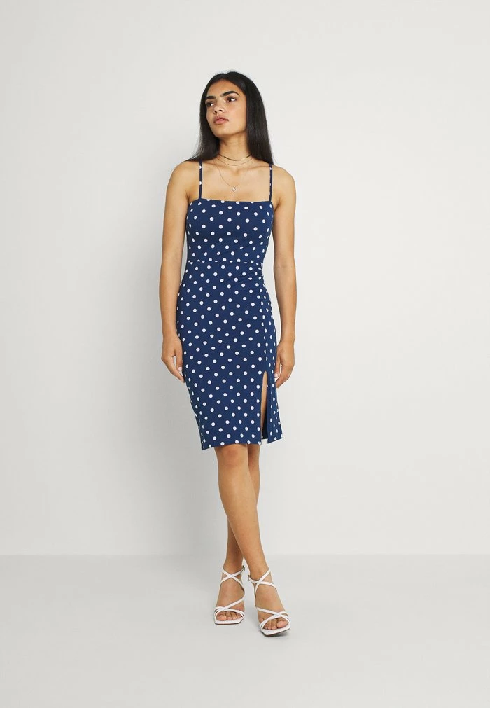Even&Odd Jersey Dress - Blue/white 3 Even&Odd Jersey Dress - Blue/white