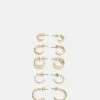 Even&Odd 7 PACK - Earrings - Gold-coloured -Even&Odd Sales Store 47651c9829a84e428045147f5f6ad461