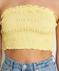 Even&Odd 2 PACK - Top - Black/yellow -Even&Odd Sales Store 479058f6885149ae963d09ed938b9e9a