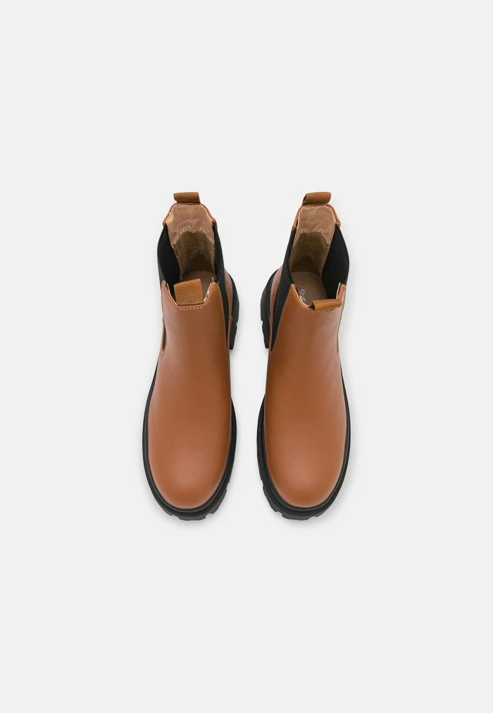 Even&Odd Platform Ankle Boots - Cognac 8 Even&Odd Platform Ankle Boots - Cognac - Image 6