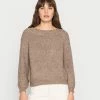 Even&Odd OFF SHOULDER JUMPER - Jumper - Mottled Beige -Even&Odd Sales Store 47d2304e083a445b9c403ae49ae20439