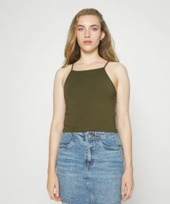 Even&Odd 2 PACK - Top - Black/khaki -Even&Odd Sales Store 48e805c1fe0e4f92ab0ad4dcd70c5290