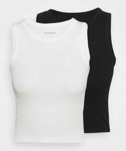 Even&Odd 2 PACK - Top - Black/white -Even&Odd Sales Store 49e33aca69f94d5e874b246a73a70147