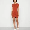 Even&Odd Jersey Dress - Brown -Even&Odd Sales Store 4a8872b18f8b4cb2a28d645c327f2f55