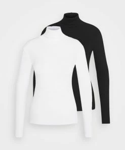 Even&Odd 2 PACK - Long Sleeved Top - Black/white -Even&Odd Sales Store 4c0beeb7608746e68f529d5590ecfd69