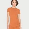 Even&Odd Jersey Dress - Brown 2 Even&Odd Jersey Dress - Brown -Even&Odd Sales Store 4cbd8e04fbed4ad5b81655ad42d78d7b