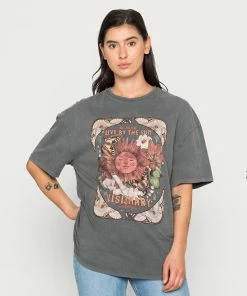 Even&Odd Print T-shirt - Black