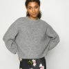 Even&Odd Jumper - Mid Grey Melange -Even&Odd Sales Store 4f76993305114e83a9598f51b414802d