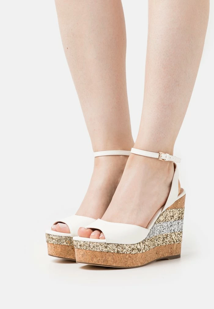 Even&Odd Platform Sandals - White 3 Even&Odd Platform Sandals - White