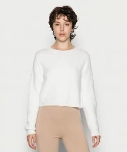 Even&Odd BACK DETAIL LACING - Jumper - Off White