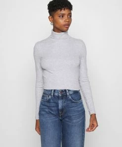 Even&Odd 2 PACK - Long Sleeved Top - Black/grey -Even&Odd Sales Store 50d0d6c4606846368c6c859761604b79