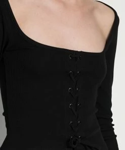 Even&Odd Long Sleeved Top - Black -Even&Odd Sales Store 51030e84f40d4d7fa3aab316360833f2