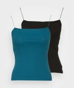 Even&Odd 2 PACK - Top - Black/green -Even&Odd Sales Store 51853af377564362bba2ea26f1f39ab6