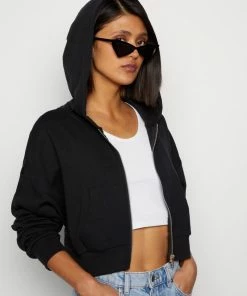 Even&Odd Zip-up Sweatshirt - Black -Even&Odd Sales Store 51bcf5763f74451db4a231508f85582e