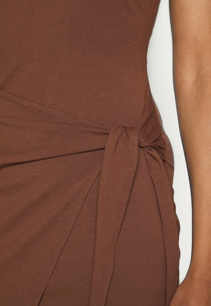 Even&Odd Jersey Dress - Brown 7 Even&Odd Jersey Dress - Brown - Image 5