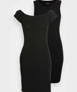 Even&Odd Jersey Dress - Black/black -Even&Odd Sales Store 524e0fa3f6be41cf83a967672238ecaf