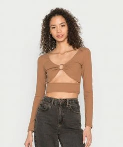 Even&Odd Long Sleeved Top - Brown
