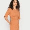 Even&Odd Jersey Dress - Brown -Even&Odd Sales Store 53627d0a89c541d48664ddf33d090592