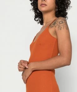 Even&Odd Jersey Dress - Brown -Even&Odd Sales Store 53cab18638ea44ae8d9917172b0e00f2