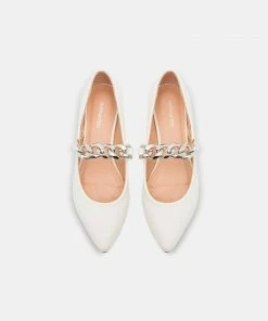 Even&Odd Ankle Strap Ballet Pumps - White -Even&Odd Sales Store 53cfe3d0194d4ef9ad4365fe1624b1b6