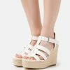 Even&Odd Platform Sandals - White -Even&Odd Sales Store 5459c8a672504e3d8690b542528831c8