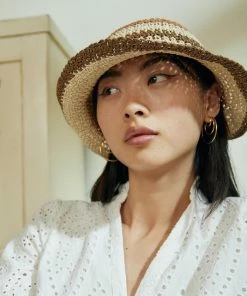 Even&Odd Hat - Tan/green/brown -Even&Odd Sales Store 5664696b766a45649533efa59df261c3