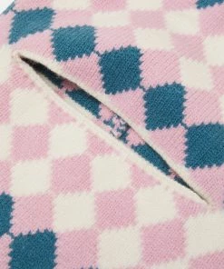 Even&Odd BALACLAVA - Beanie - Pink/blue/white -Even&Odd Sales Store 56785aee89b8411f8caeb7e463cfd56f