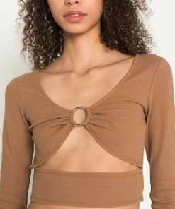 Even&Odd Long Sleeved Top - Brown 11 Even&Odd Long Sleeved Top - Brown -Even&Odd Sales Store 56a06714e1b34f4da9327c840fe3aa3b
