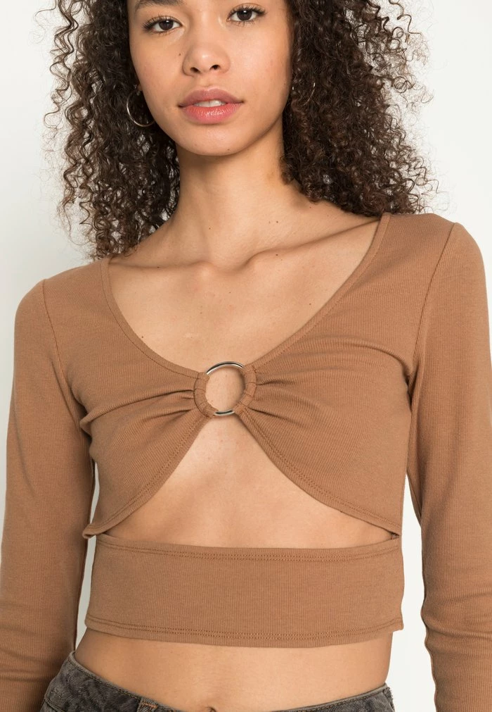 Even&Odd Long Sleeved Top - Brown 7 Even&Odd Long Sleeved Top - Brown - Image 5