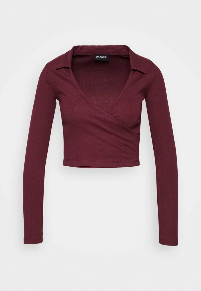 Even&Odd Long Sleeved Top - Dark Red 7 Even&Odd Long Sleeved Top - Dark Red - Image 5
