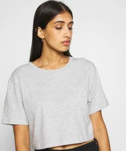 Even&Odd Basic T-shirt - Mottled Light Grey -Even&Odd Sales Store 5713b792bf23455abb7d736d4266759c