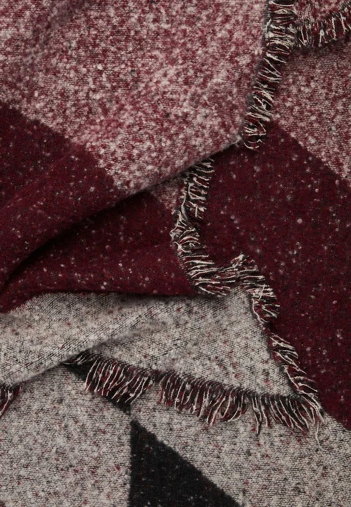 Even&Odd Scarf - Dark Red/black 4 Even&Odd Scarf - Dark Red/black - Image 2