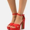 Even&Odd High Heeled Sandals - Red 1 Even&Odd High Heeled Sandals - Red -Even&Odd Sales Store 5869f8094f7c4cb2b50d838547de5cfc