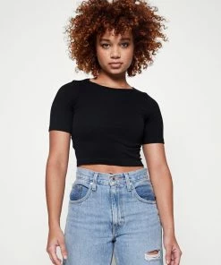 Even&Odd Basic T-shirt - Black