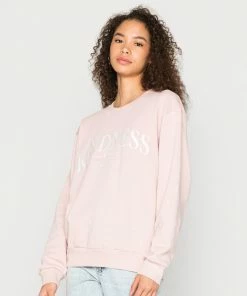 Even&Odd CALLIE KINDNESS CLUB EMBROIDERY - Sweatshirt - Light Pink