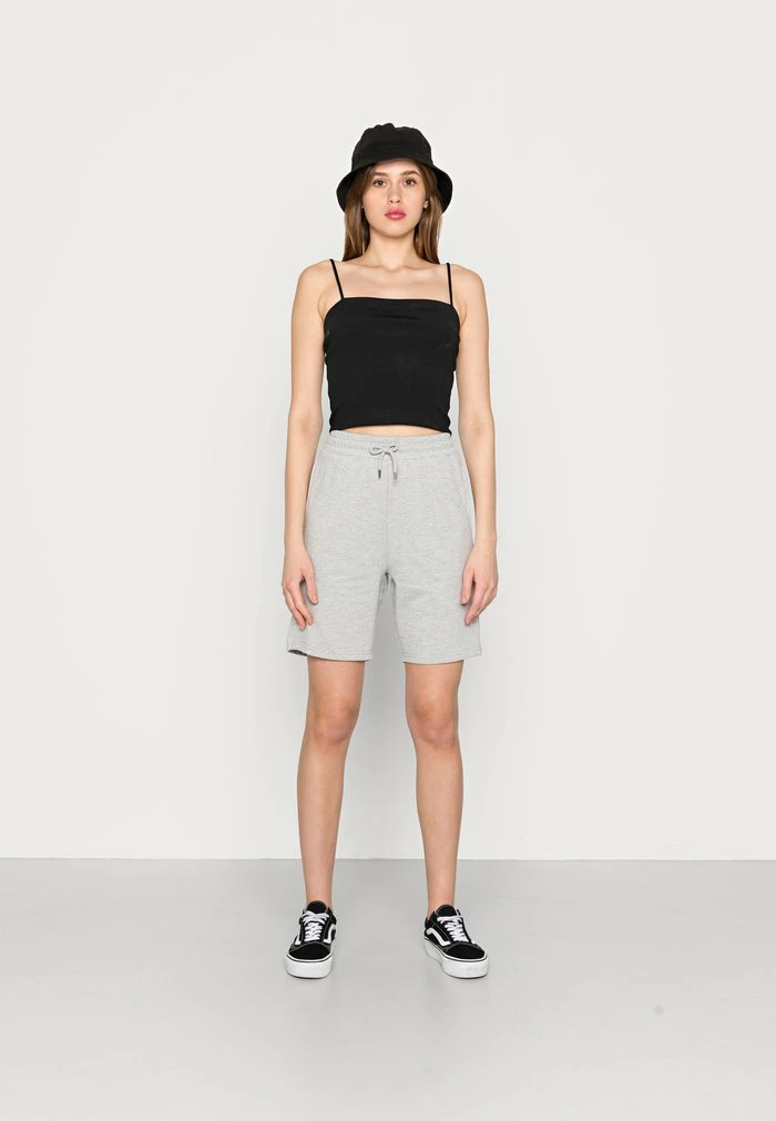 Even&Odd 2 PACK - Shorts - Black/mottled Light Grey 3 Even&Odd 2 PACK - Shorts - Black/mottled Light Grey