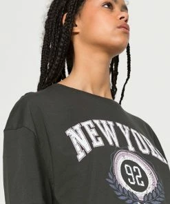 Even&Odd Print T-shirt - Anthracite -Even&Odd Sales Store 5aac348801014dc0945f1887d5180a63