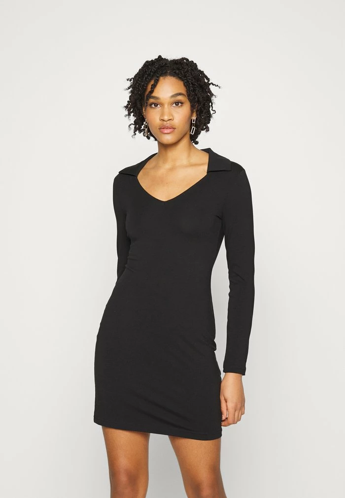 Even&Odd Jersey Dress - Black 3 Even&Odd Jersey Dress - Black