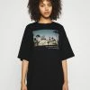Even&Odd Print T-shirt - Black