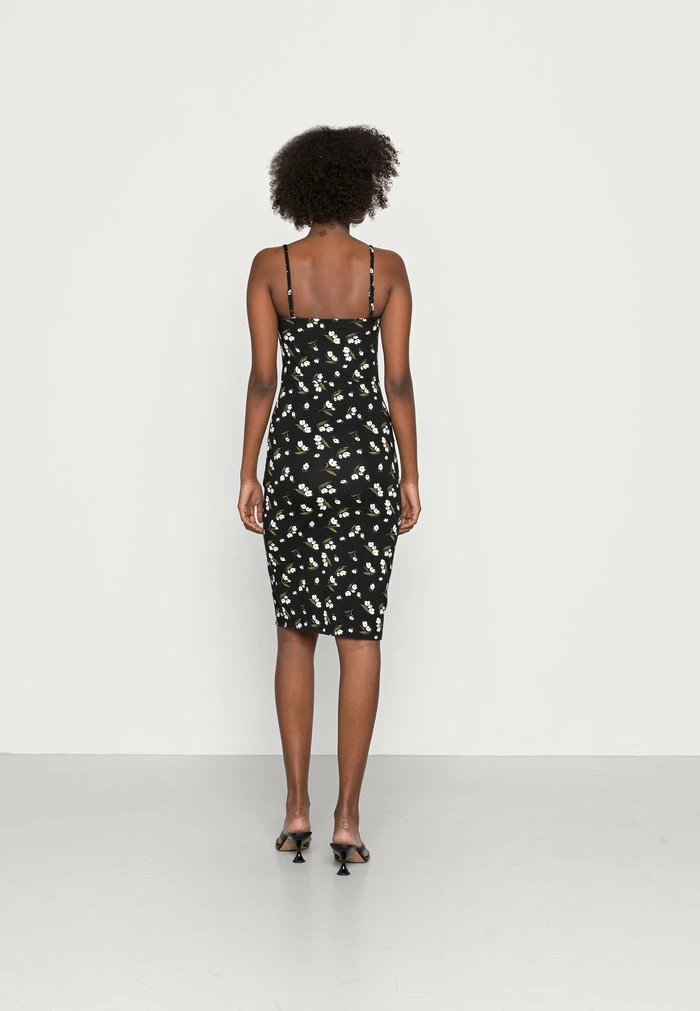 Even&Odd Jersey Dress - Black/multi Coloured 5 Even&Odd Jersey Dress - Black/multi Coloured - Image 3