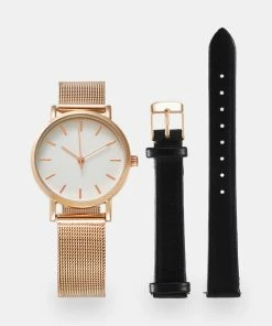 Even&Odd SET - Watch - Rose Gold-coloured/black